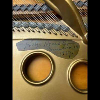 Steinway & Sons Model M Grand Piano – Mahogany – Signed by Fritz Kreisler image 9