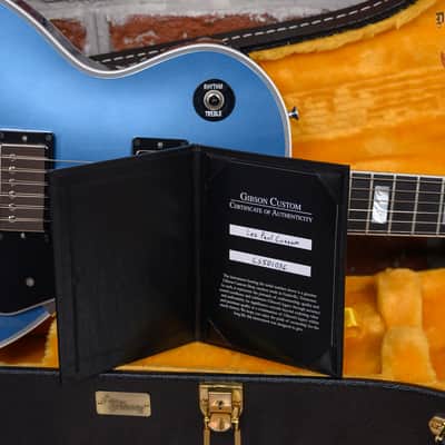 Gibson Custom Made to Measure Les Paul Custom Chambered Pelham Blue 2025 w/OHSC image 11