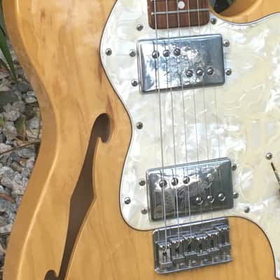 Vintage 1996 Fender Thinline Telecaster Natural Semi Hollow Custom Build NOS Relic Wide Ranges Featherweight 6.1 lb image 3