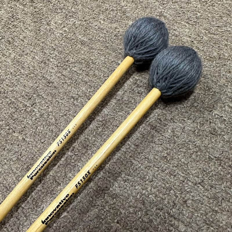 Innovative Percussion FS150X Soft-Heavy Marimba Mallets, Birch, 1 PAIR-EXCELLENT#1 image 1