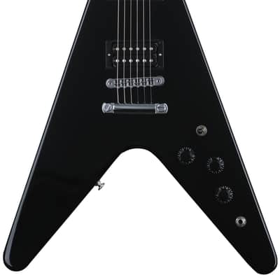 Gibson 80s Flying V Solidbody Electric Guitar - Ebony image 1