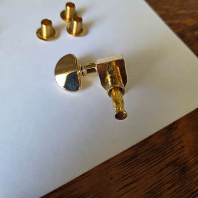 Grover Rotomatic 3 x 3 sealed tuners 2010 - Gold image 4