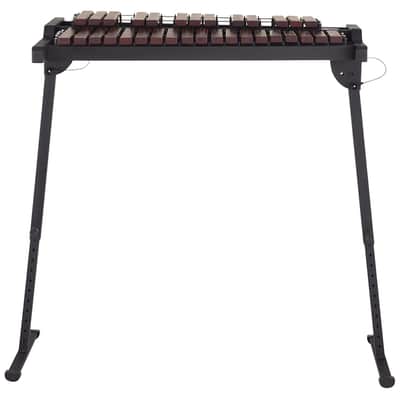 Mint Open Box Pearl PX905C Wooden Xylophone Kit; with Case, Mallets, Stand, Practice Pad image 6