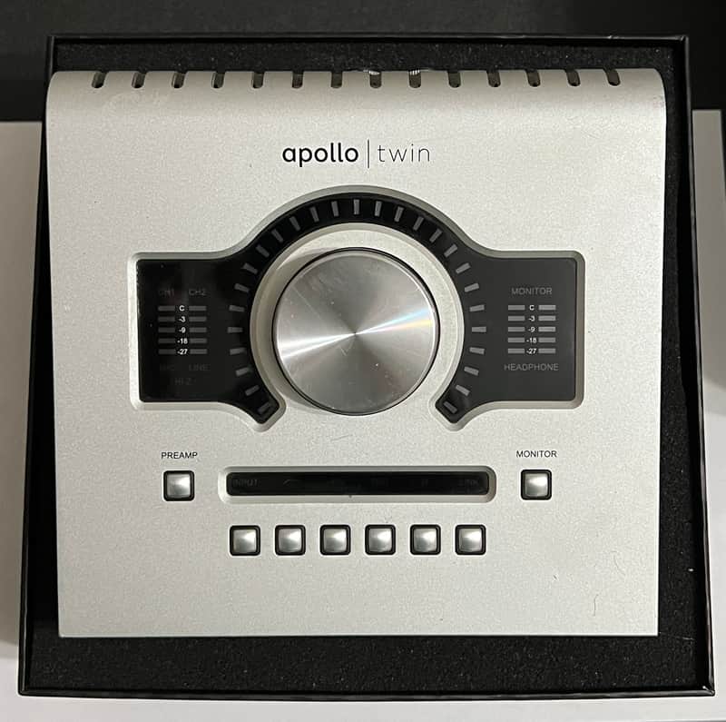 Universal Audio Apollo Twin SOLO Thunderbolt Audio Interface 2010s - Silver image 1