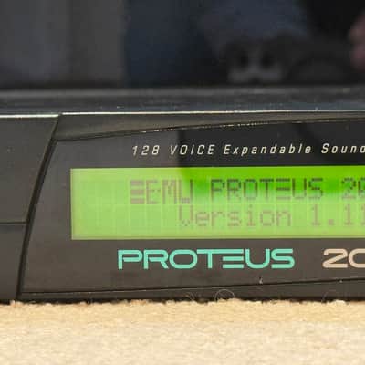 E-MU Systems Proteus 2000 Rackmount 128-Voice Sampler Module 1999 - Black image 3