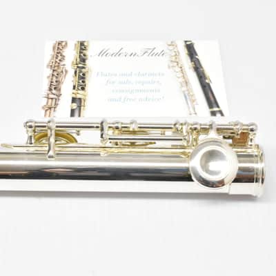 Used Jupiter Capital Edition Student Flute Silver Plated Offset G & C Foot w/ D# Roller Just Serviced image 14