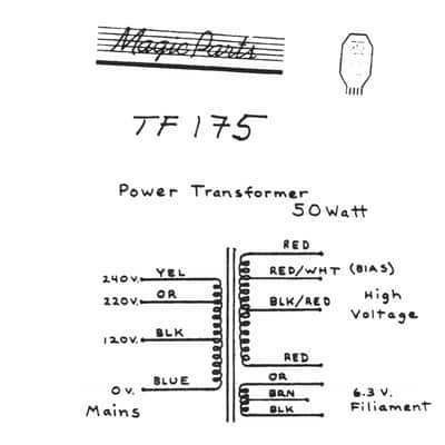 Marshall 50W - Replacement Power Transformer image 4