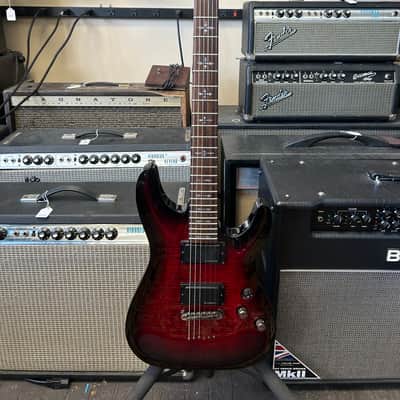 Schecter Demon-6 2018 - Present - Crimson Red Burst image 2