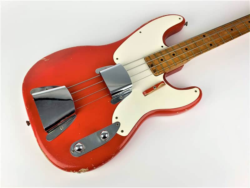 Fender Precision Bass 1955 Custom Red image 1