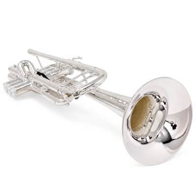S.E. Shires Q10S Q-Series Professional Bb Trumpet in Silver Plate SN Q16482 image 11