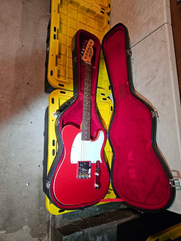 Classic vibe esquire, bright red Duncan mini humbucker image 1
