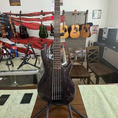 Dean Korean 5 String Bass Guitar - Black image 1