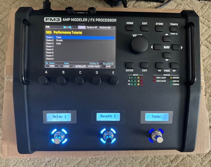 Fractal Audio FM3 Amp Modeler / FX Processor 2020 - 2022 with original box image 1