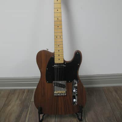 Logan Custom Tele Standard Walnut top veneer, American Cedar body, Gloss nitro image 1