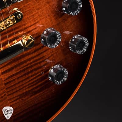 Gibson Custom Shop Made 2 Measure Les Paul Custom Figured Orange Widow 10.0 #CS600375 image 14