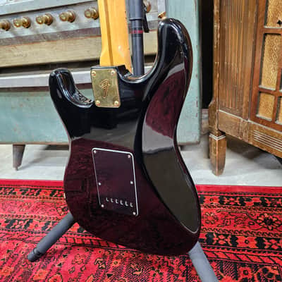 1980 Fender "The Strat" Black with matching headstock image 7