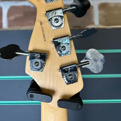 Fender American Standard Jazz Bass V Olympic White 2010 5-String Electric Bass image 9