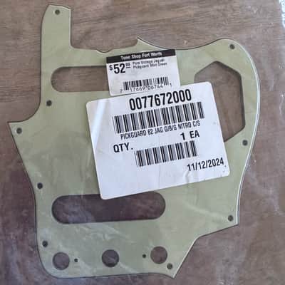 Fender Custom Shop Jaguar Pickguard - Mint Green image 3