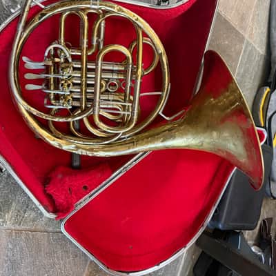C. G. Conn 6D Double French horn. Made in USA image 7