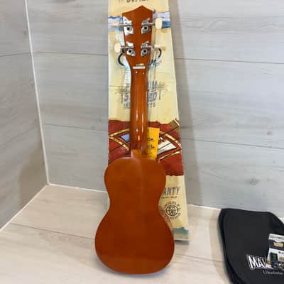 Eddy Finn EF-MN Minnow Soprano Ukulele Natural w/ Gig Bag, Tuner & Box 2010s image 5
