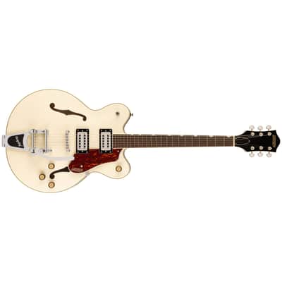 G2622T Streamliner Center Block Bigsby LR Broad’Tron BT-3S Vintage White Gretsch Guitars image 2