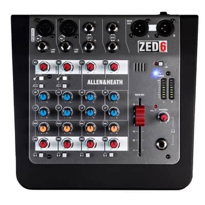 Allen and Heath Zed-6 Compact Mixer, 6-Channel image 1