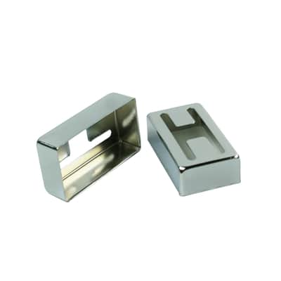 H hole Humbucker covers for Gretsch Filtertron style pickup ,chrome ,1 pair image 4