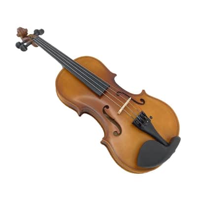 YoungMonic 1/2 Violin for Adults Violin Fiddle Set for Beginners with Shoulder Rest Bow Bridge Hard Case and Extra 4strings image 2
