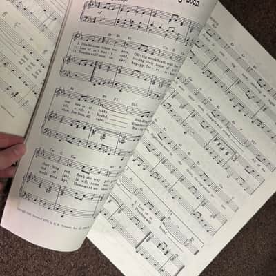 Used 100 Country Western Gospel Favorites Spiral Music Book image 6