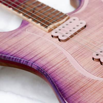 GB Liuteria Custom Boutique Petra 6 string sea sun and clouds edition image 4