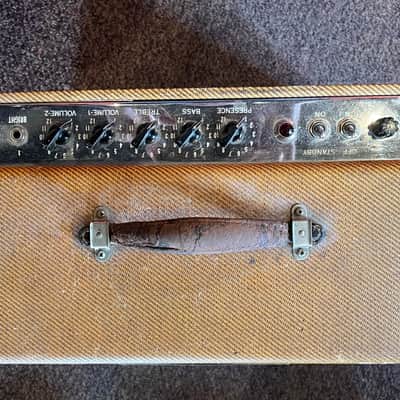 1955 Precision Bass and Bassman Amplifier Completely Original image 23