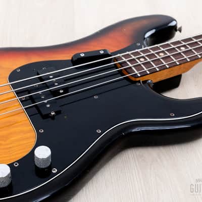 1978 Fender Precision Bass Sunburst Vintage Bass, 100% Original w/ Case image 6