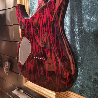Schecter C-1 Silver Mountain - Blood Moon image 7