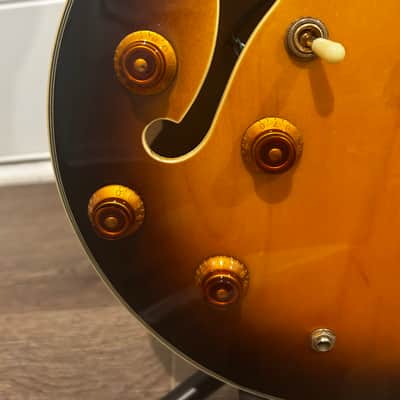Epiphone Sheraton II Left Handed 1986 - 2007 - Vintage Sunburst image 3