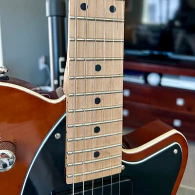 Reverend Guitars Double Agent OG - Violin Brown - Maple w/Bigsby image 5
