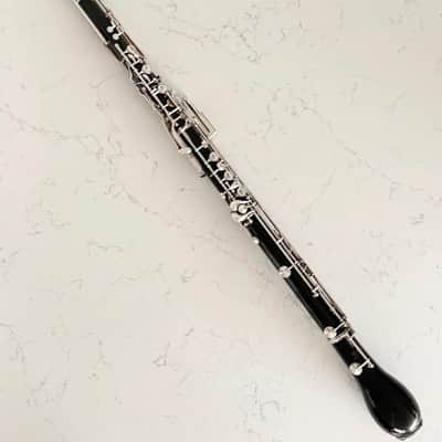 Kohlert & Co. Winnenden English Horn with original case. 1950s - Black stained grenadilla wood body and silver keys image 3
