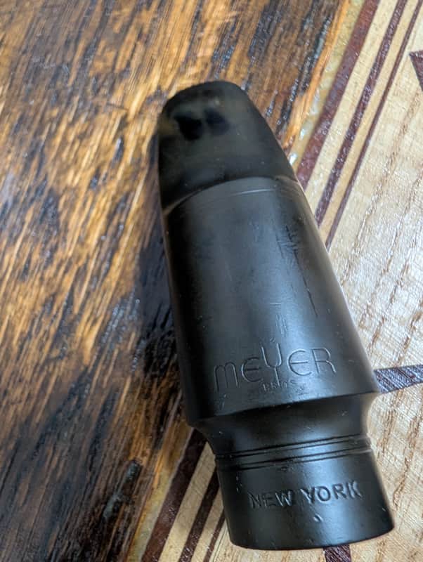 Early Meyer New York Bros Alto Saxophone Mouthpiece - Small Chamber 3 (closer to a 4*) 1950 image 1