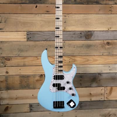Yamaha  Billy Sheehan Signature Attitude Limited 3 4-String Bass Sonic Blue w/ Case image 4