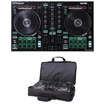 Roland DJ-202 4-deck Serato DJ Controller with Drum Machine with Bag image 1