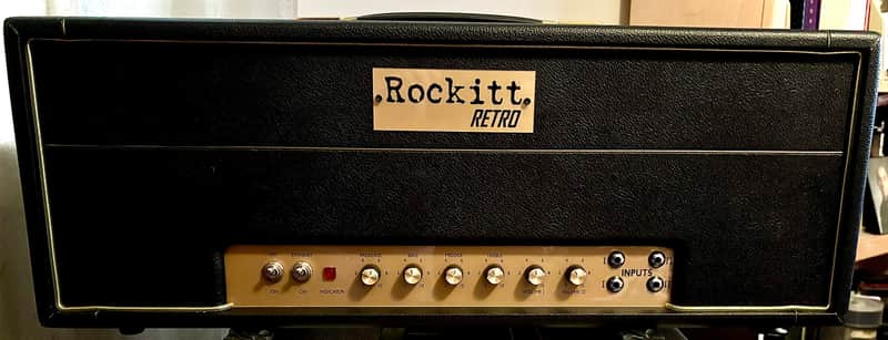 Rockitt Retro RR50 (50W Marshall Plexi Replica) 2021 - Black Tolex / Gold Trim image 1