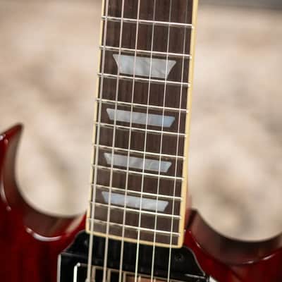 Epiphone 1964 SG Standard with Maestro Vibrola Reissue Electric Guitar - Cherry Red with Hardshell Case image 9