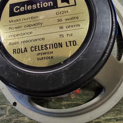 Celestion G12H30 75HZ Black Back CONE 1976 Original image 18