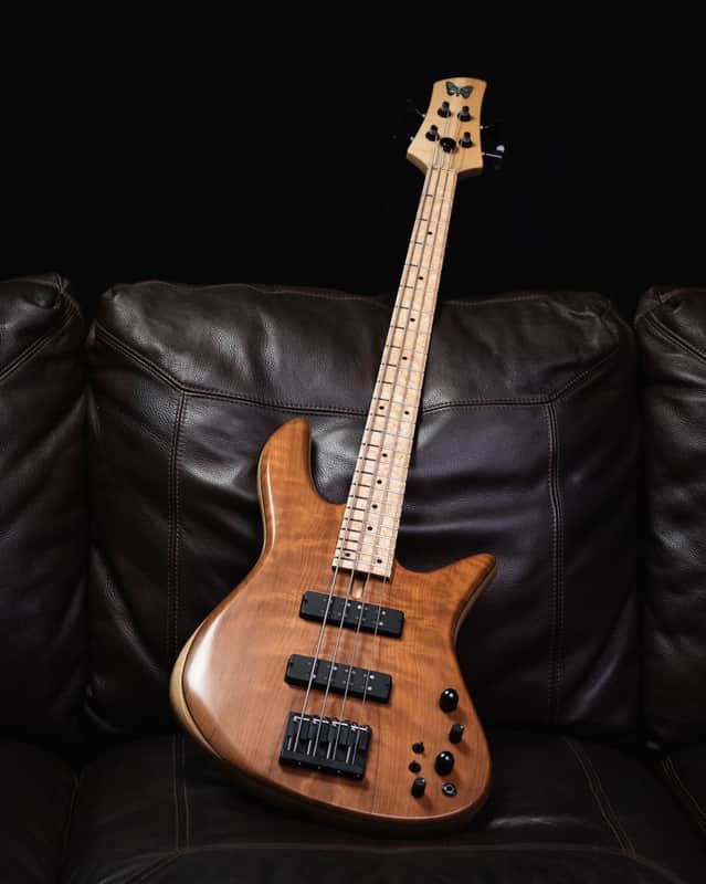 Fodera Emperor 4 Standard Special Figured Redwood 2025 (9.1 Lbs.) image 1