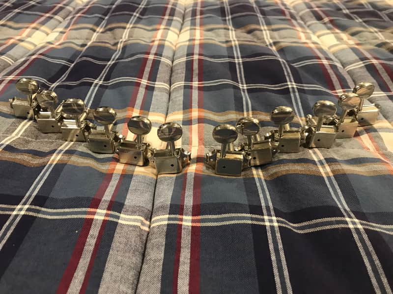 Rickenbacker 12 String Tuning Machine Deluxe Long - Chrome image 1