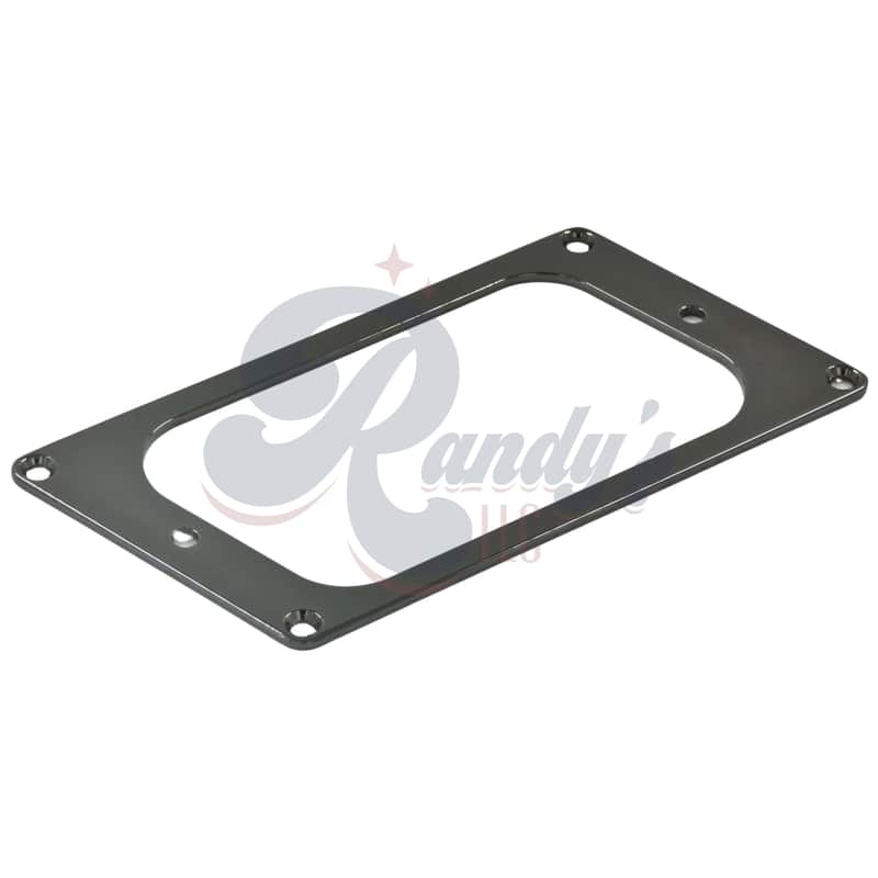 Advanced Plating 1988BC Advanced Plating | Nighthawk® Slanted Humbucker Pickup Mounting Ring - Fits Gibson®-Black Chrome/Cosmo Black - 1988BC - Black Chrome/Cosmo Black image 1