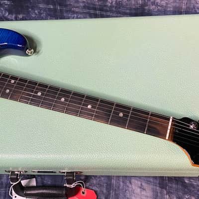 MINTY ! 2021 Fender Limited American Ultra Strat HSS - Denim Burst - GC Limited Edition - 8lbs - Lollar Upgraded P90 Pick-Ups image 6