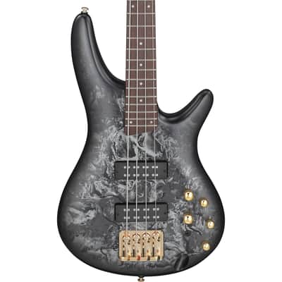 Ibanez SR300EDXBZM SR Standard 4-String Electric Bass, Black Ice Frozen Matte image 1