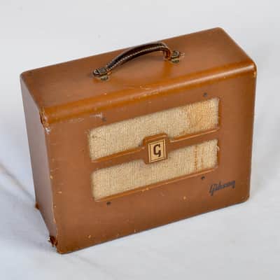 Gibson BR-6F 3-Input 10-Watt 1x10" Guitar Combo 1953 - Brown image 2