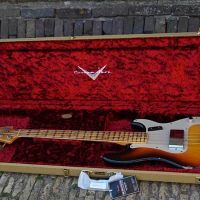 Fender Custom Shop 1958 Precision Bass® Relic® - Super Faded Aged Chocolate 3-Color Sunburst image 13