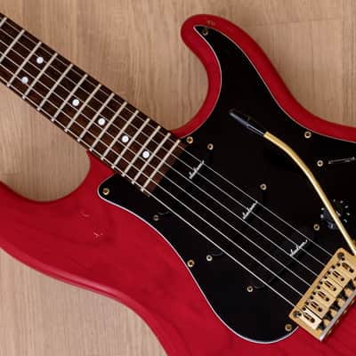 1990s Charvel by Jackson CST-070-SSS Super Strat See Through Red